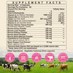 SKLIA beef organs capsules highlighting liver-based vitamins for daily nourishment