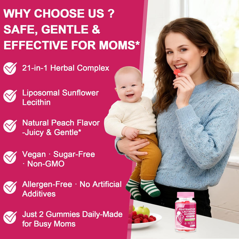SKLIA daily lactation routine gummies ready for use