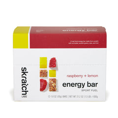 On-the-go Skratch Labs Energy Bar Raspberry Lemon during workout