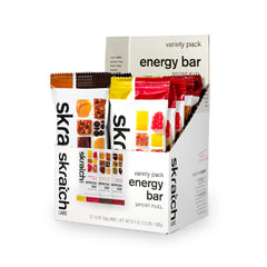 Skratch Labs Energy Bar variety pack box for convenient endurance fueling on the go
