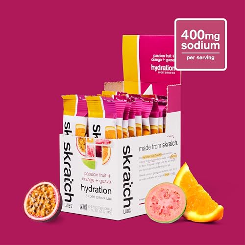 Skratch Labs hydration with real-fruit ingredients for clean fueling during workouts.