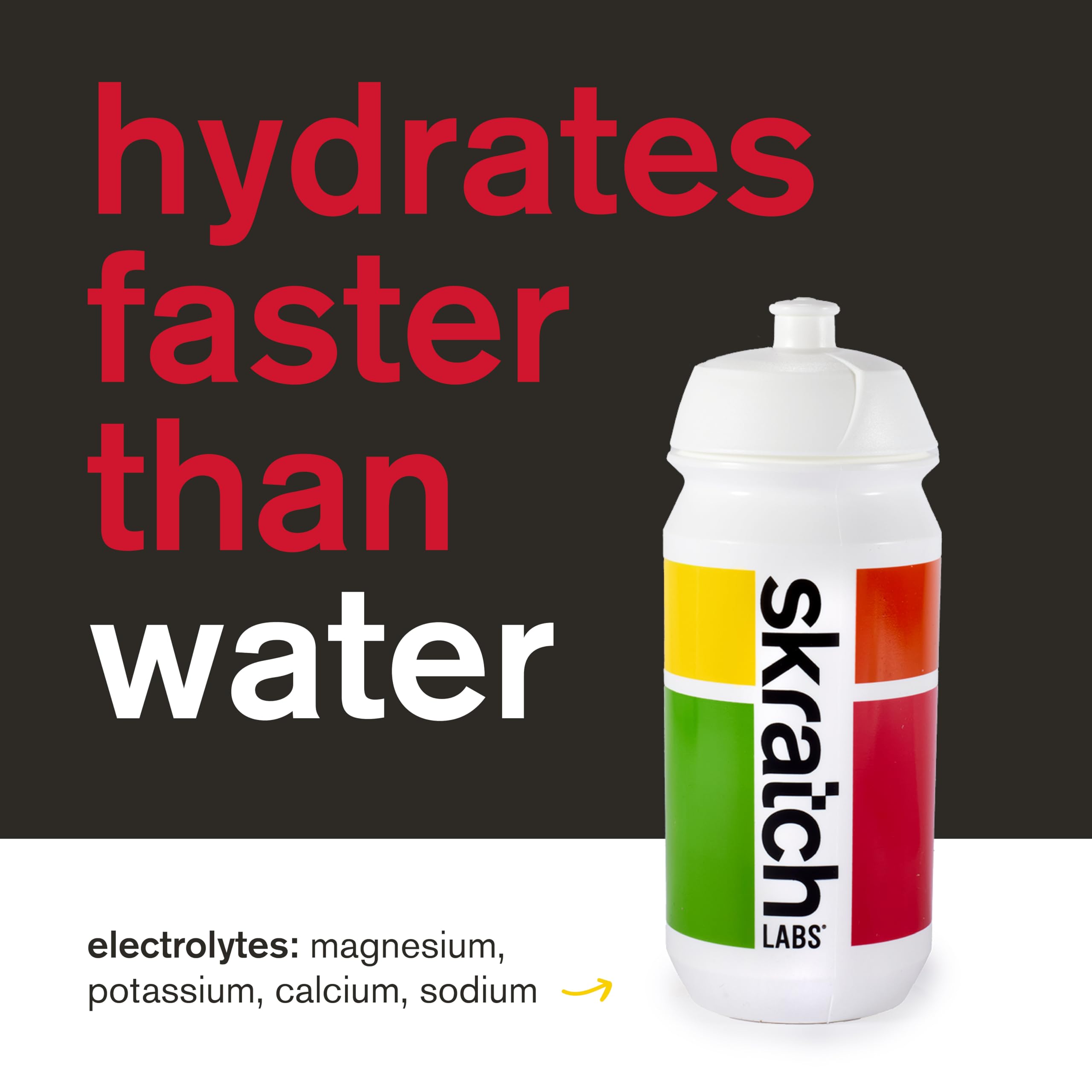 Close-up of real fruit ingredients in Skratch Labs Hydration mix.