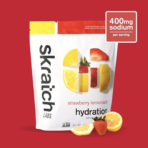 Skratch Labs Hydration scoop ready for precise electrolyte replacement during workouts.