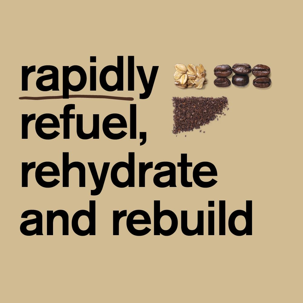 Skratch Labs Recovery Oat Milk Latte ingredients highlighting plant-based protein and probiotics