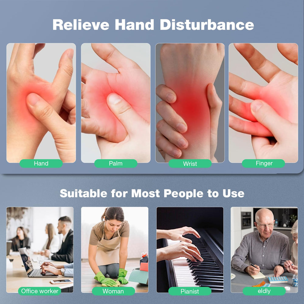 SKRFORM Hand Massager three timers and six modes for customization.