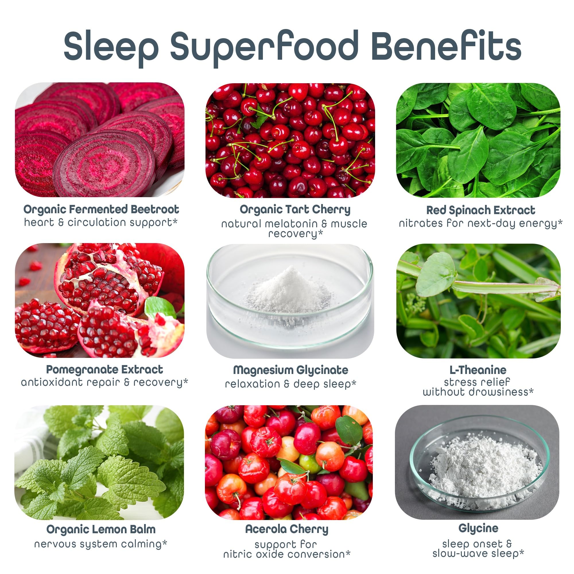 Sleep Habits Restore USA-made label emphasizing third-party tested quality
