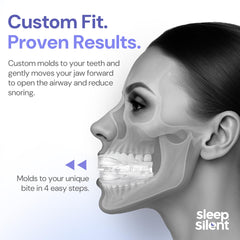 Sleep Silent snore-stopper open-mouth airflow promotes natural breathing for uninterrupted rest.