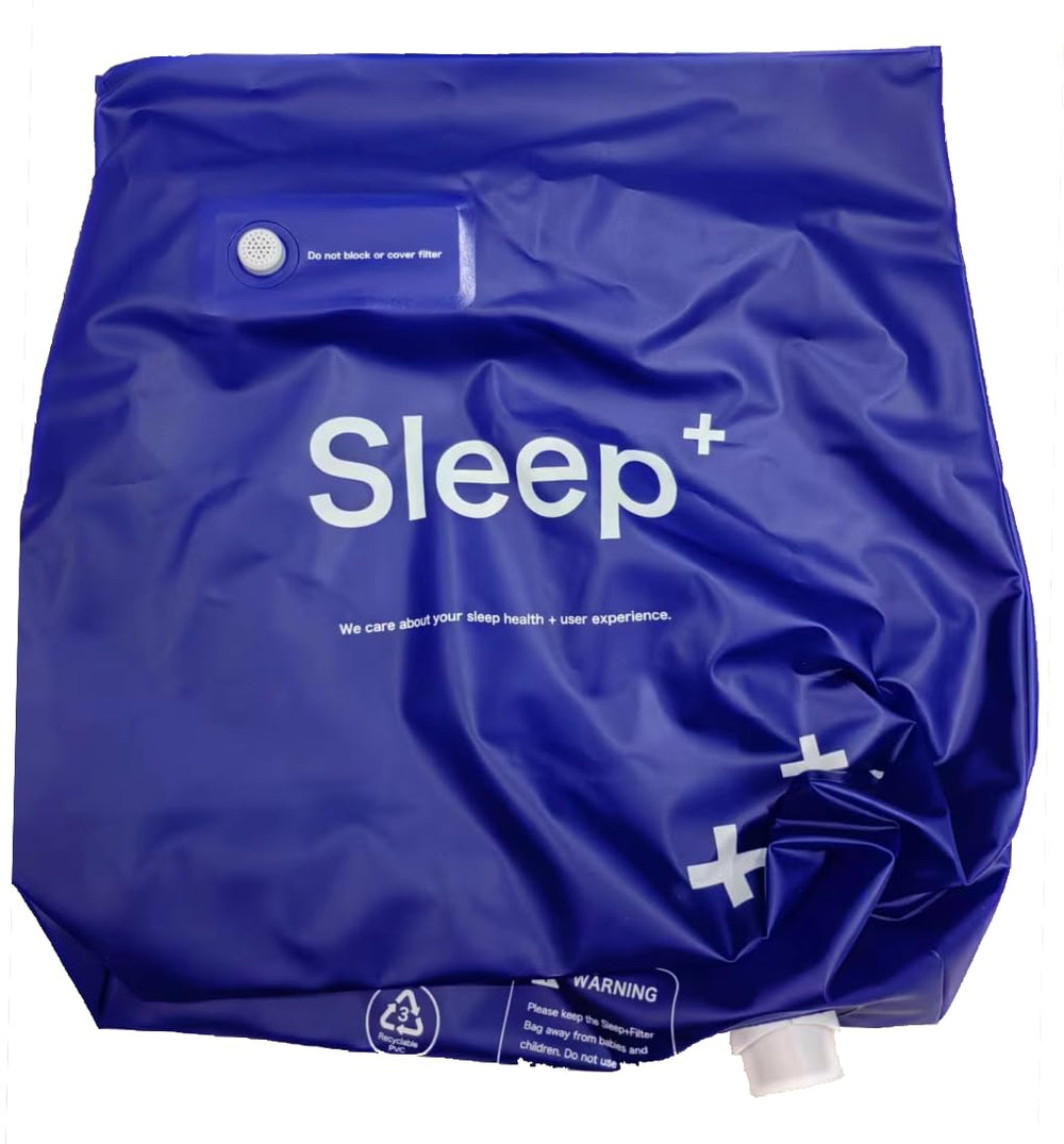 Sleep8 sanitizing replacement bag front view, ideal for quick system maintenance and fresh cycles