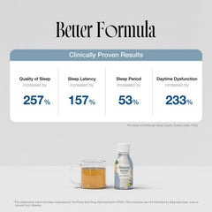 Sleeping Bottle no-sugar label emphasizes sugar-free bedtime ritual support.