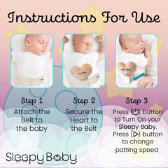 Sleepy Baby portable and lightweight design ideal for nurseries and outings