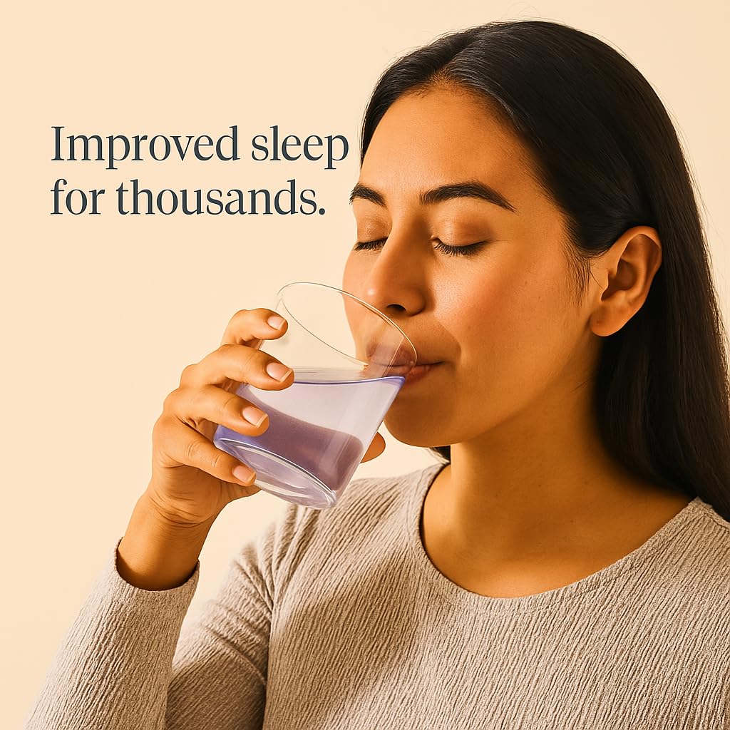 Sleepy Vibes vegan, sugar-free label signals clean sleep support.
