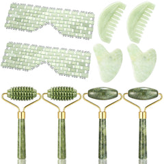 Sliner jade eye mask for cooling relaxation and refreshed eyes.
