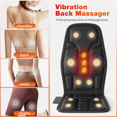 SLOTHMORE back massager pad with adjustable settings for personalized comfort