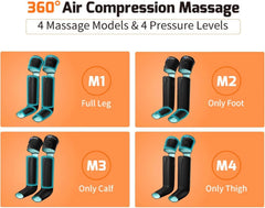 Slothmore leg massager worn with full-zip design for easy wear.