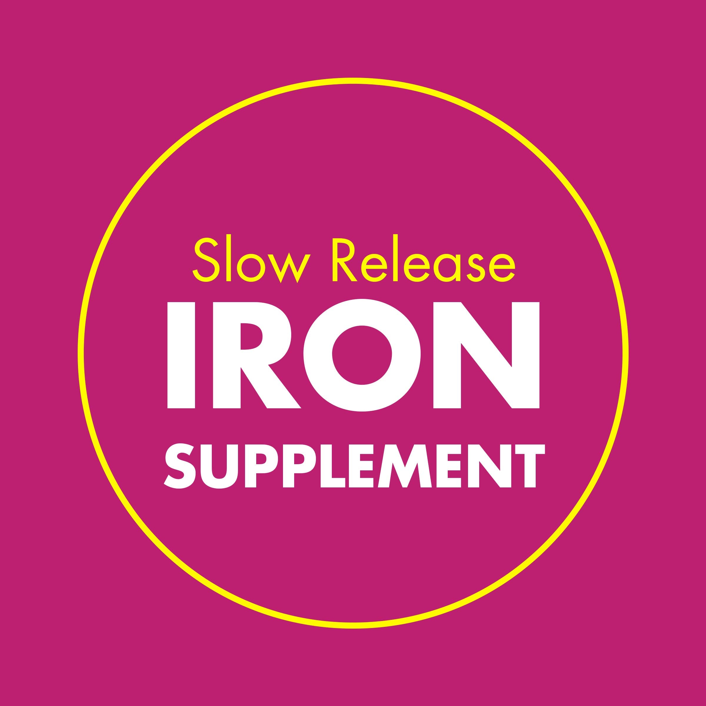 Slow Fe 30-count pack presentation for convenient ongoing supply.