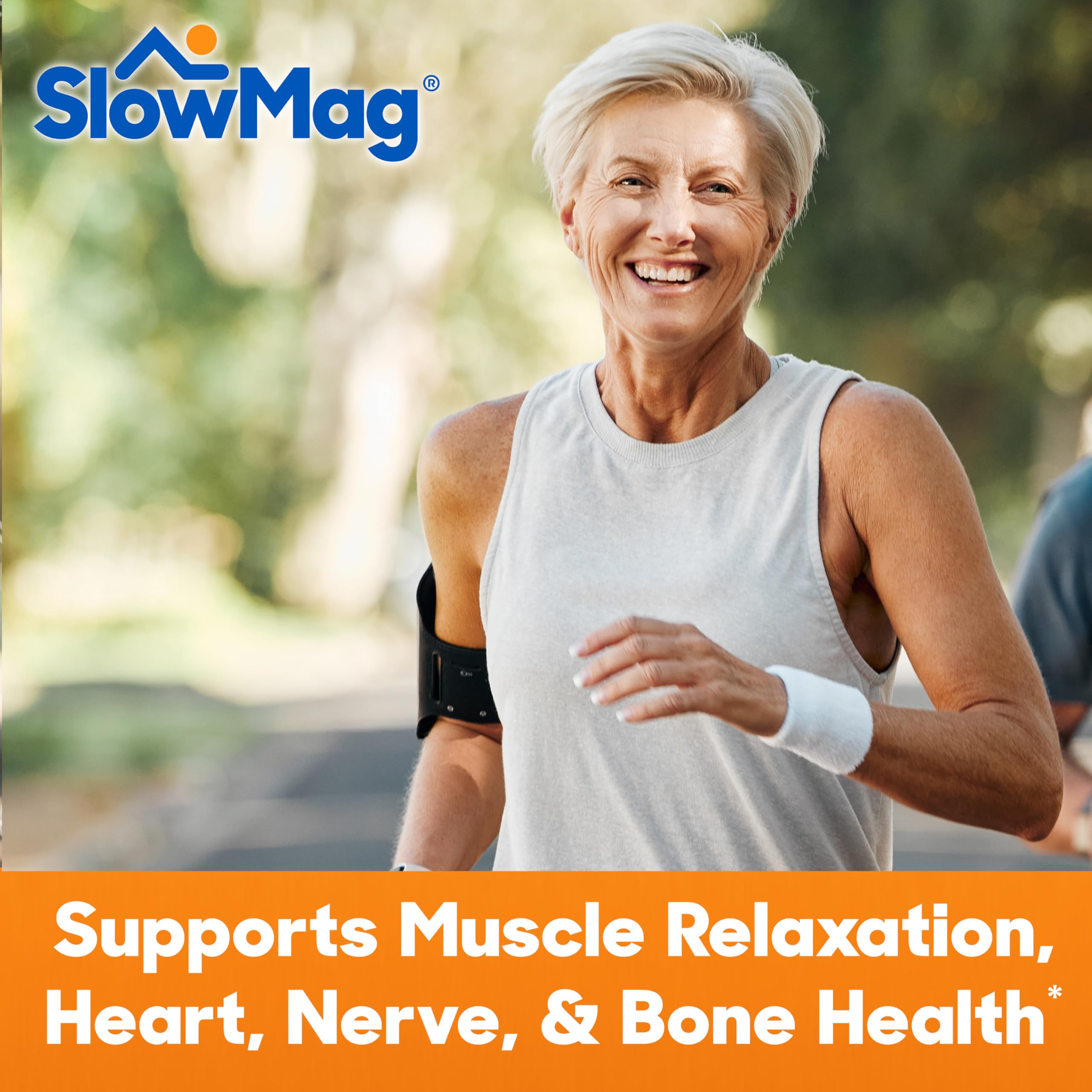 Slow-Mag capsules close-up highlighting a gentle, slow-release formula.