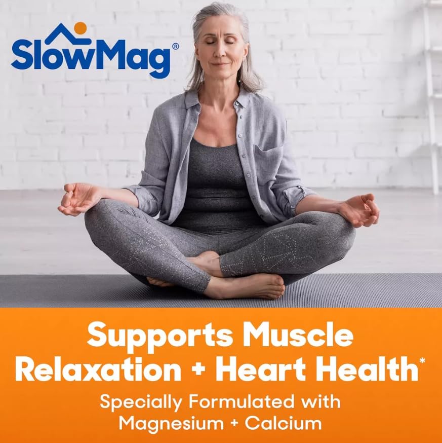 Slow-Mag heart health concept highlighted with supportive imagery.