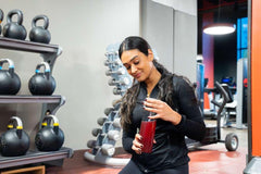 Smart Eats athlete hydration during workout with electrolytes.