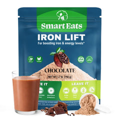 Smart Eats Iron Powder bottle ready for boosting vegan iron in smoothies