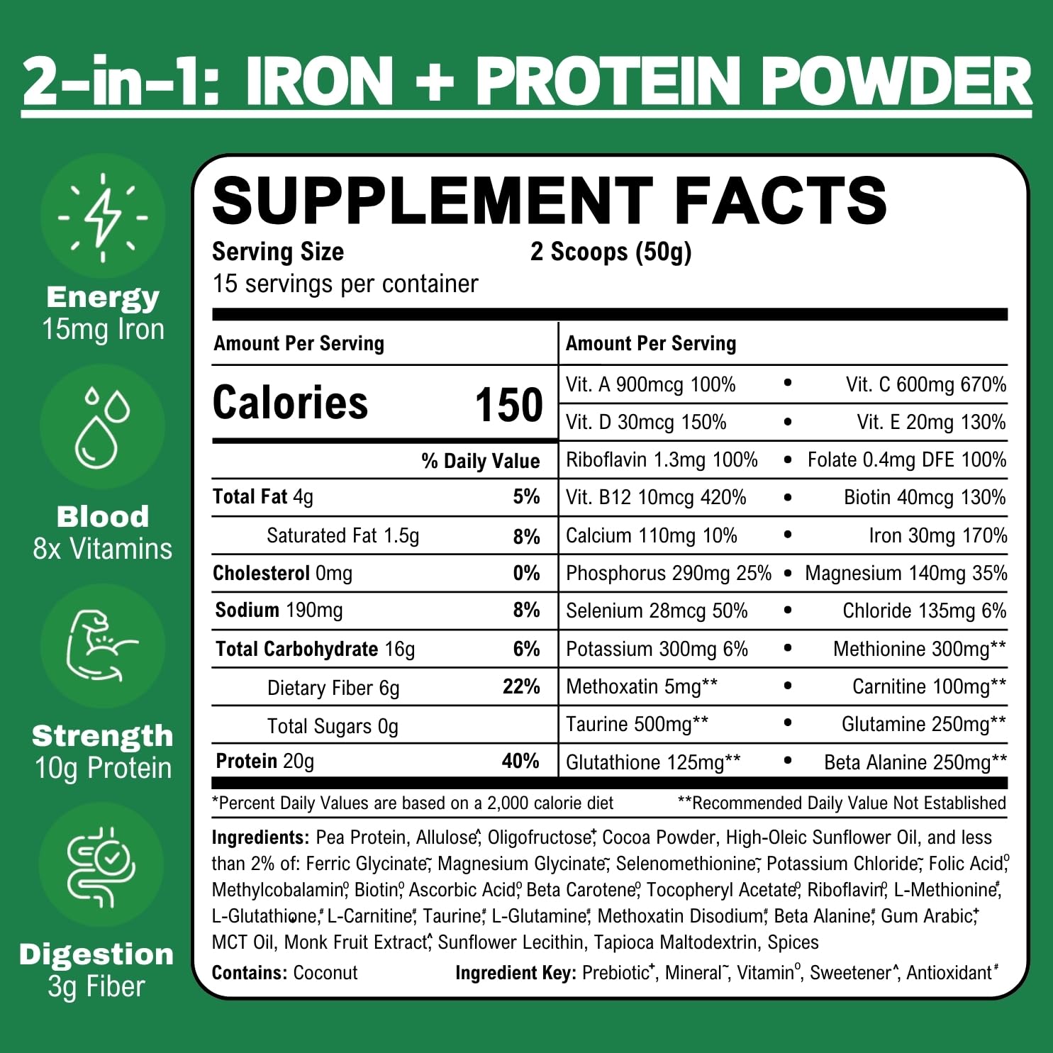 Water being stirred with Smart Eats Iron Powder for a nutrient boost