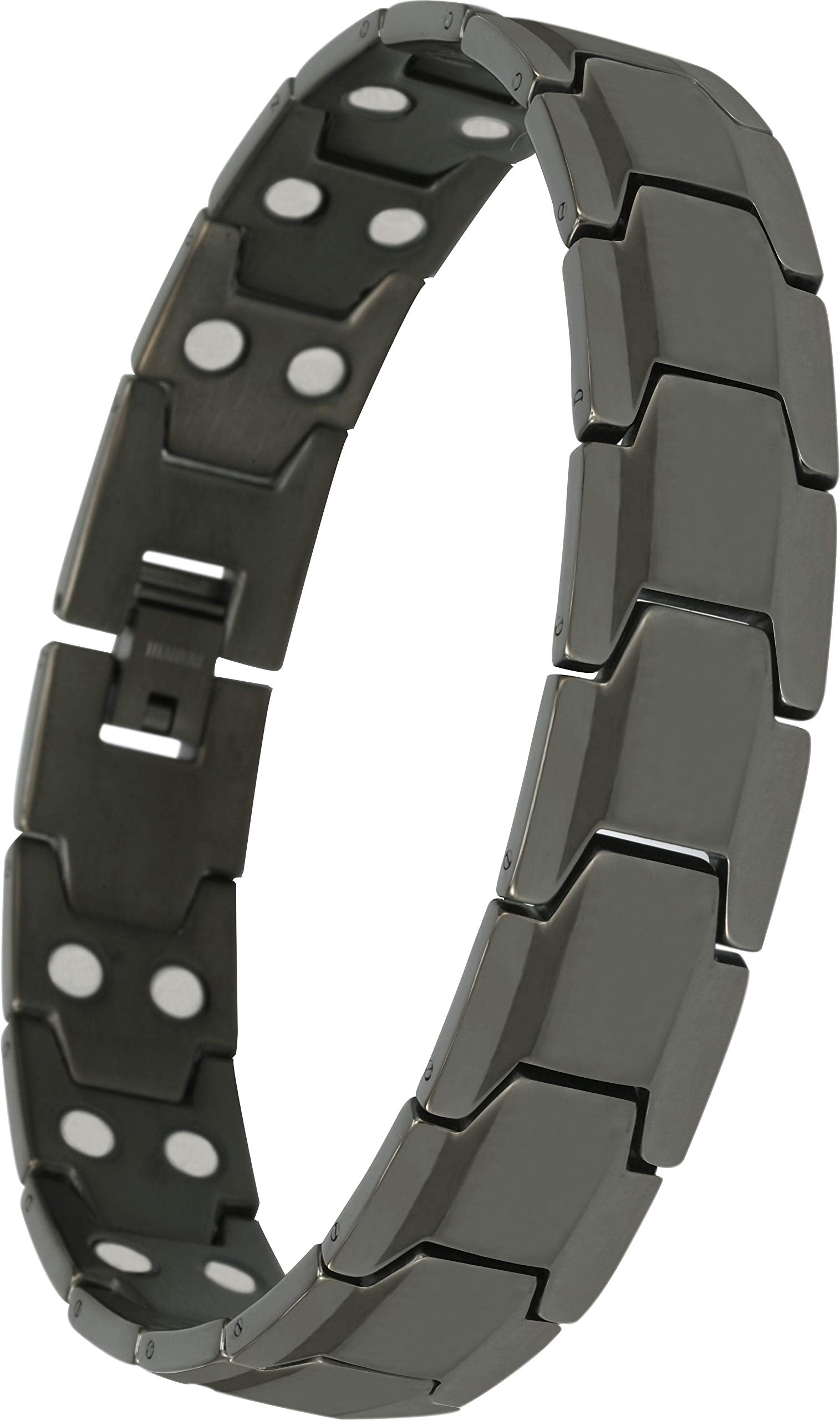 Secure clasp on Smarter LifeStyle bracelet keeps it in place all day.