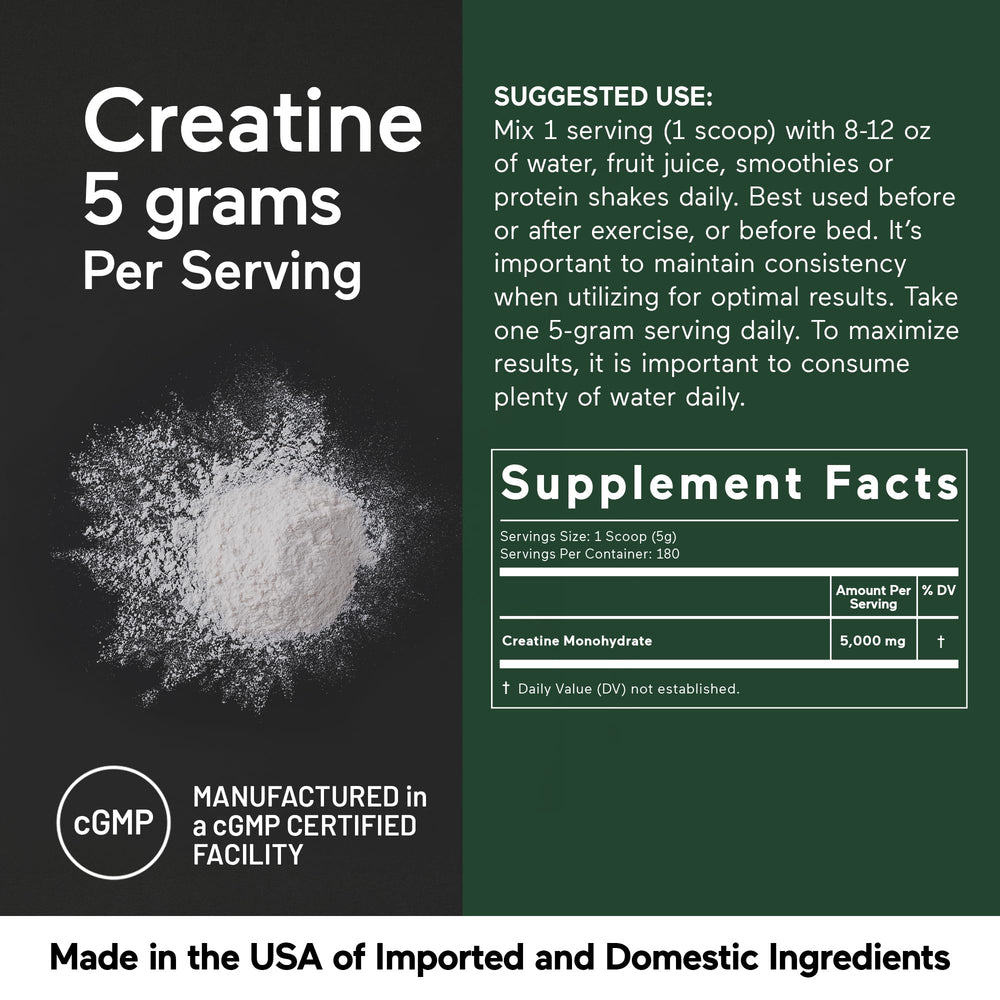 SMARTERNUTRITION creatine monohydrate measuring scoop demonstrating serving size