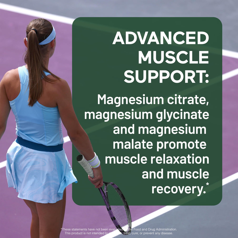 Smarter Magnesium capsules in hand ready for nightly routine