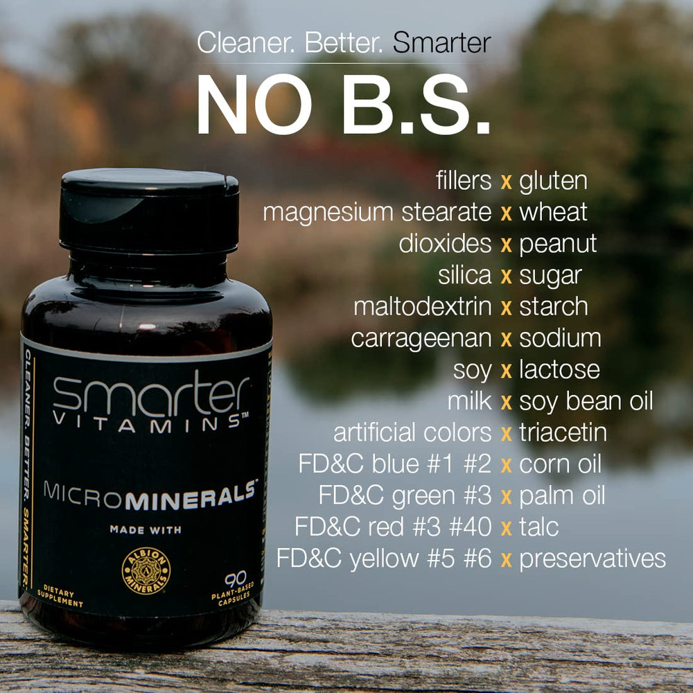 SmarterVitamins six minerals packaging for daily use