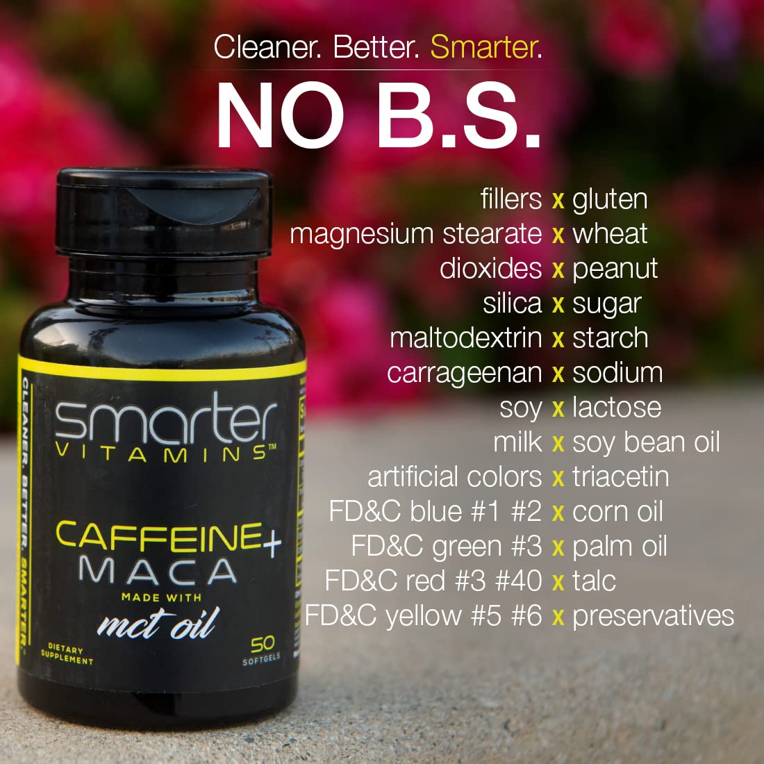 SmarterVitamins Energy Pills maca root element highlights Peru-origin endurance
