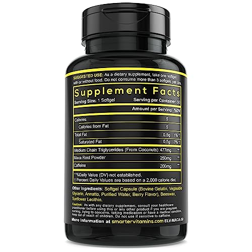 SmarterVitamins Energy Pills softgel closeup for easy swallowing
