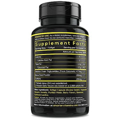 SmarterVitamins Energy Pills softgel closeup for easy swallowing