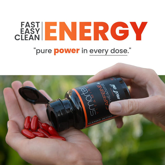 SmarterVitamins L-Theanine capsules for balanced focus