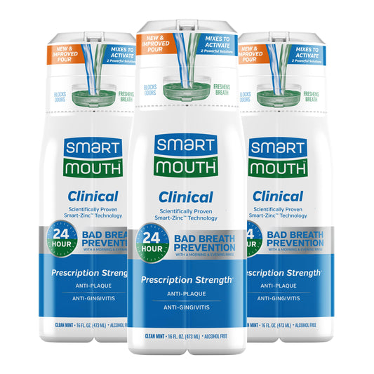 SmartMouth DDS Activated bottle front for long-lasting fresh breath.