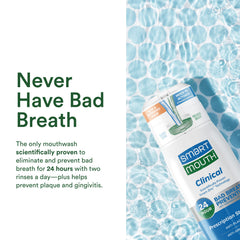 SmartMouth mint-flavor bottle with refreshing aftertaste