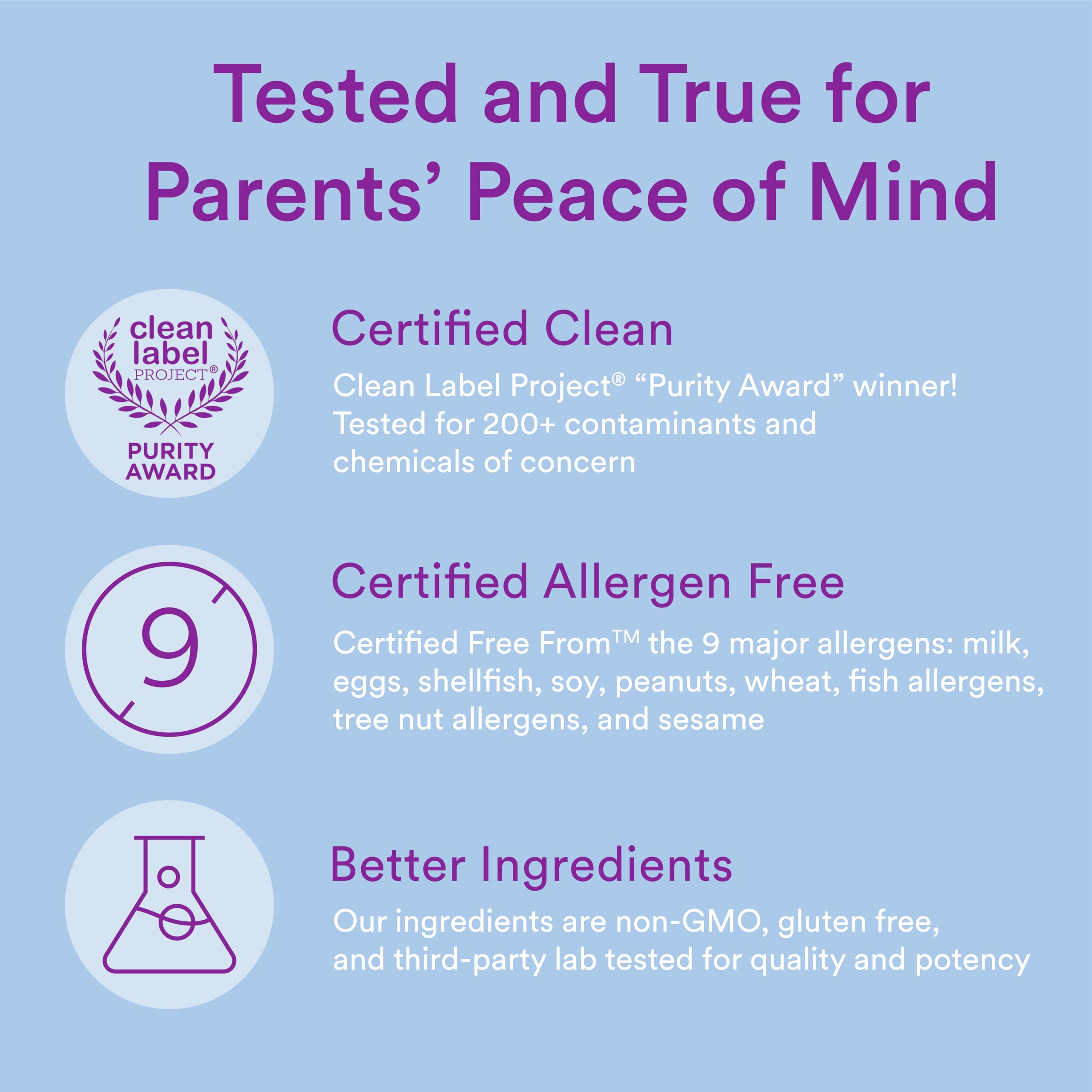 SmartyPants fiber multivitamin non GMO badge on packaging