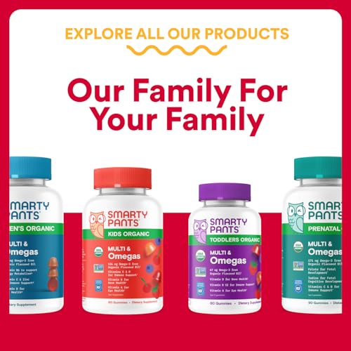 SmartyPants gummies held in hand for on-the-go daily use.