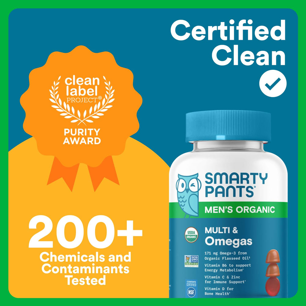 SmartyPants Clean Label Purity Award badge signals trusted quality