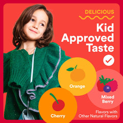 SmartyPants Organic Kids Multivitamin Gummies omega-3 icon closeup.