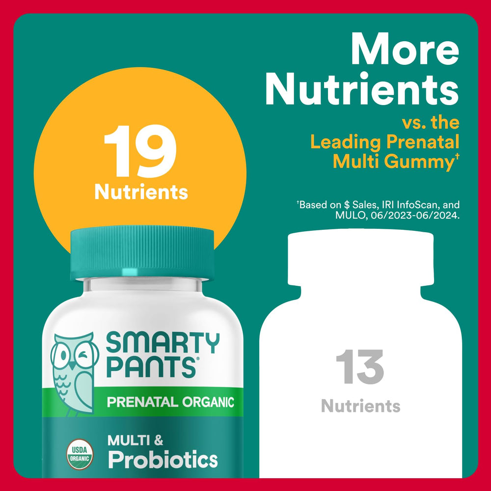 SmartyPants omega-3 from flaxseed oil visual emphasizes essential fatty acids