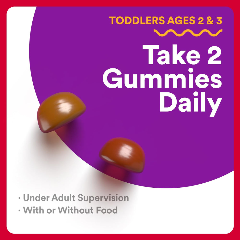 SmartyPants dosing cap shows two gummies daily guidance.