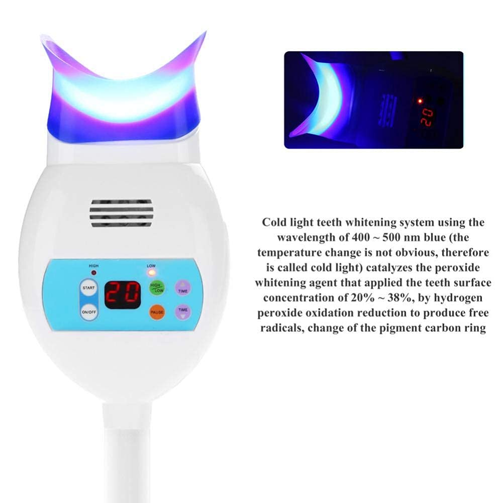 Smedent semi-circular head design balances whitening for both arches.