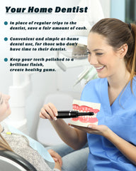 Smile-Aid at-home dental kit in a bathroom setup for daily care.