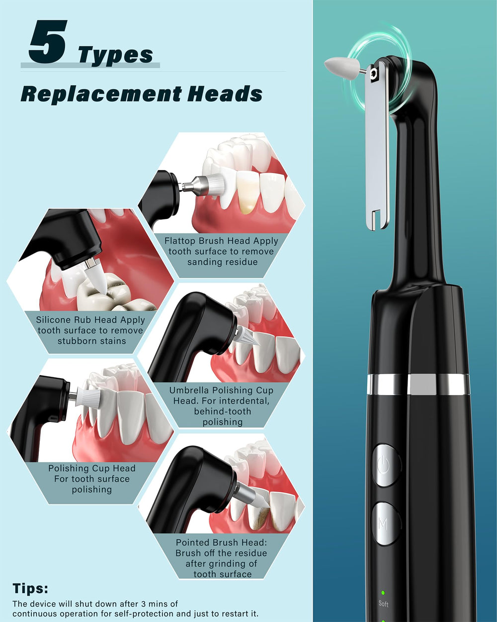 Smile-Aid polish paste tube for polishing and whitening at home.
