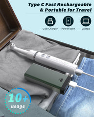 Smile-Aid Tooth Polisher speed settings from soft to strong for customization.