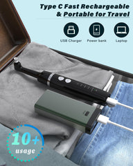 Smile-Aid USB-C charging enables quick recharge and extended use.