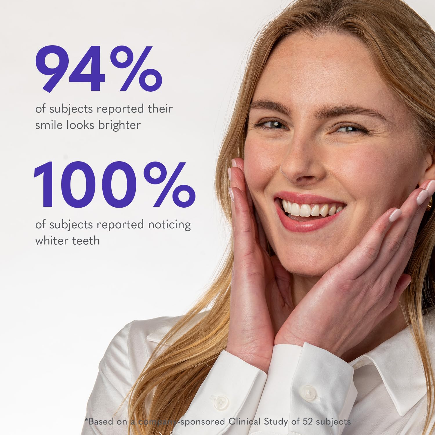 Smileactives no SLS parabens alcohol formula for gentle whitening.