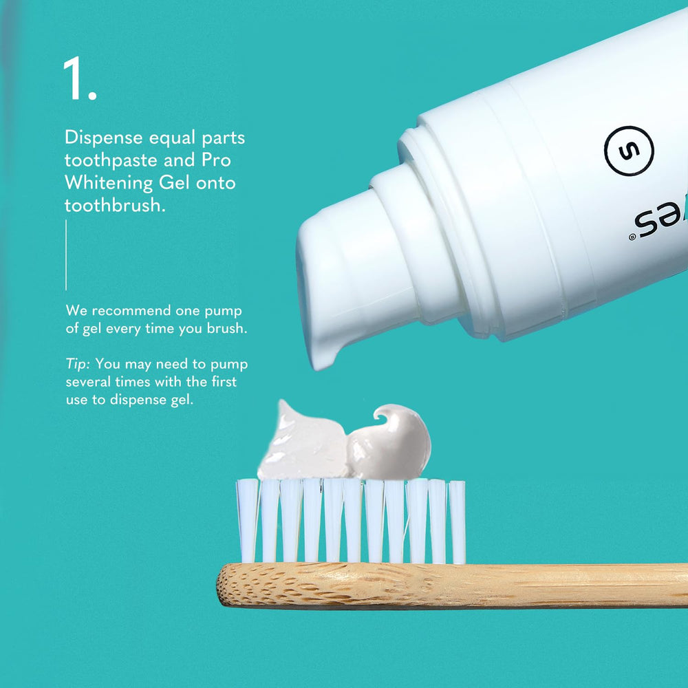 Smileactives Pro whitening foam dispersion demonstrates even coverage