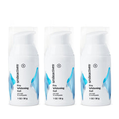 Smileactives pro whitening gel application during brushing for a brighter smile.