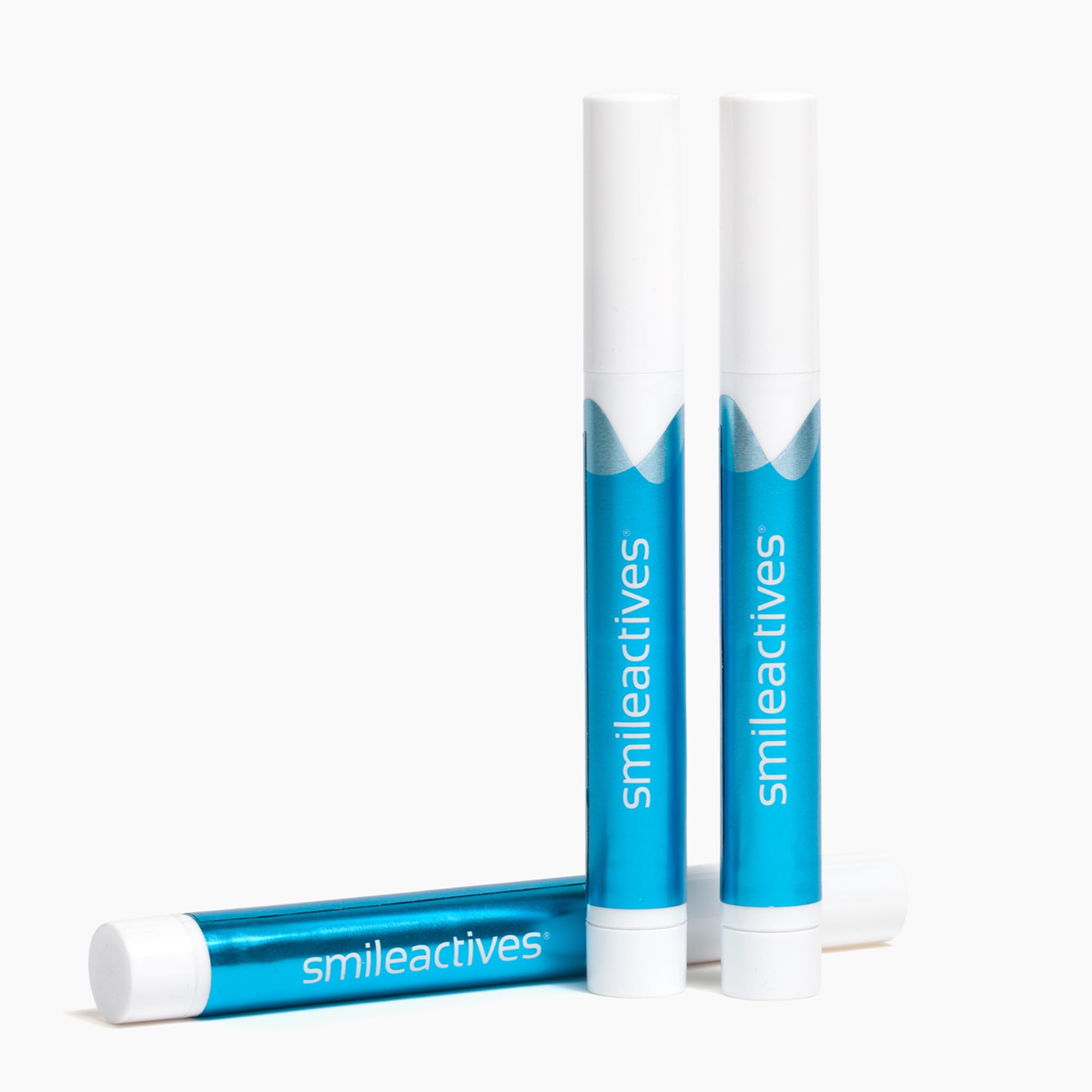 Smileactives teeth whitening pen 3-pack packaging for home use
