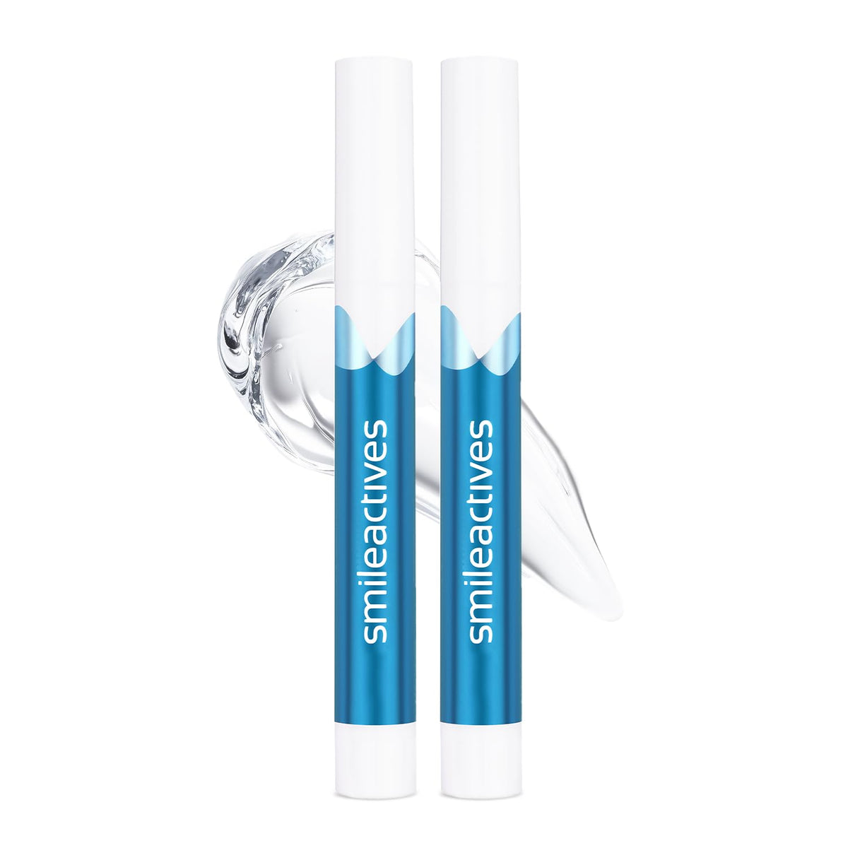 Smileactives teeth whitening pen with precision brush-tip for targeted whitening.